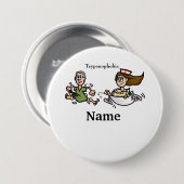Trypanophobic or  Fear of Needles Nurse Button (Voorkant /achterkant)