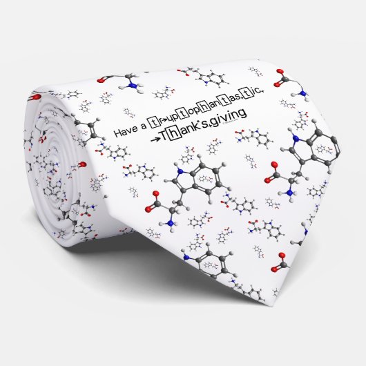 Tryptofaan Thanksgiving Stropdas (Opgerold)