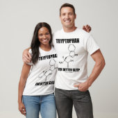 Tryptofaan voor beter slapen (chemisch molecuul) t-shirt (Unisex)