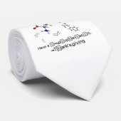 Tryptophan Molecule Stropdas (Opgerold)