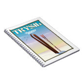 Trysil Noorwegen, Noorwegen ski reisposter Notitieboek (Rechterzijde)