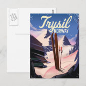 Trysil Noorwegen skigebied Briefkaart (Voorkant / Achterkant)