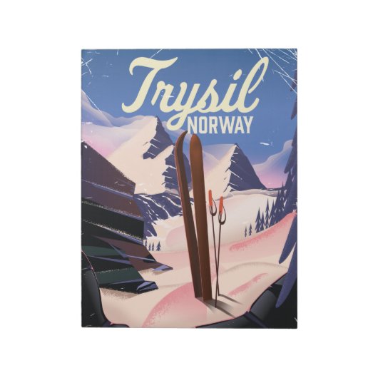 Trysil Norway ski Notitieblok (Linkerzijde)