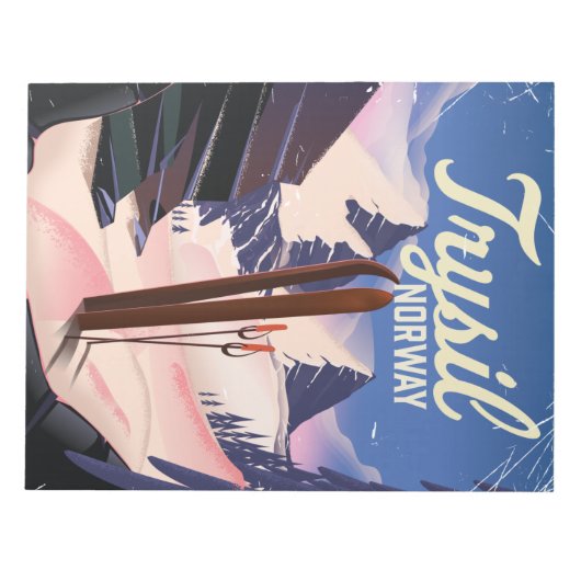 Trysil Norway ski Notitieblok (Voorkant)