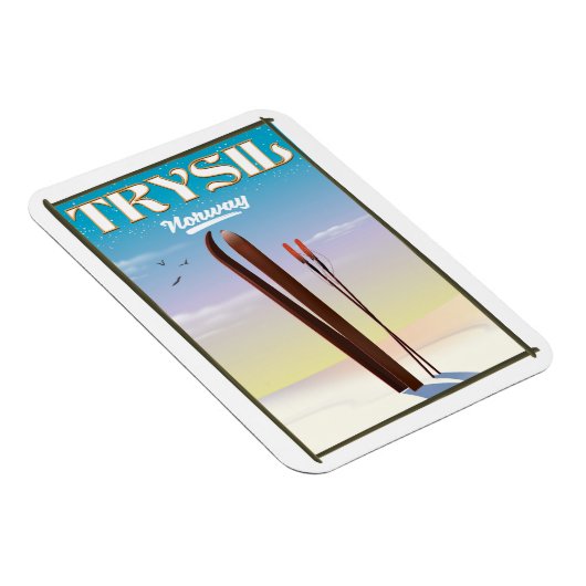 Trysil Norway skiposter Noorwegen Magneet (Rechterzijde)