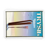 Trysil Norway skiposter Noorwegen Magneet (Horizontaal)