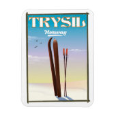 Trysil Norway skiposter Noorwegen Magneet (Verticaal)