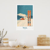 Trysil Ski Muur Kunst Poster Noorwegen 1 (Keuken)