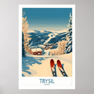 Trysil Ski Poster Noorwegen 1