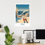 Trysil Ski Poster Noorwegen 1 (Thuiskantoor)