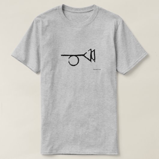 TRYSTERO MUTTED HORN T-SHIRT (Design voorkant)