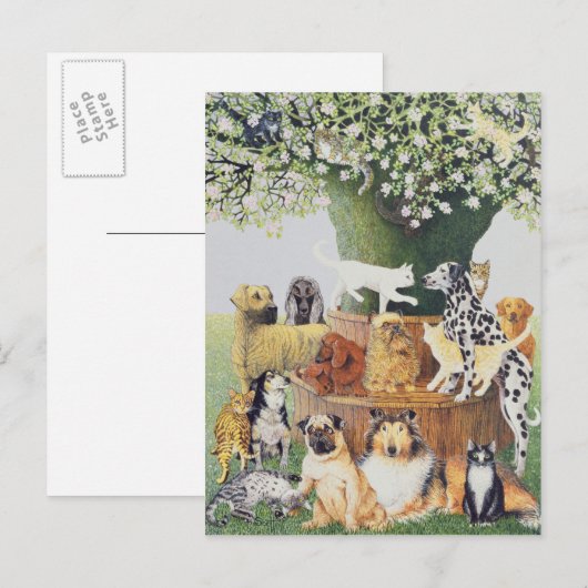 Trysting tree briefkaart (Voorkant / Achterkant)