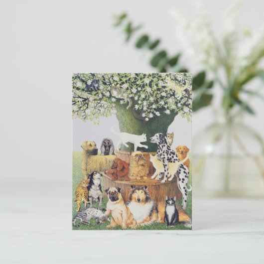 Trysting tree briefkaart (Staand voorkant)