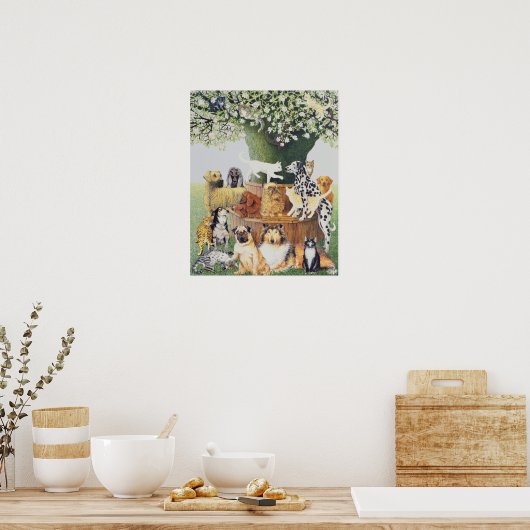 Trysting tree poster (Keuken)