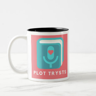 Trysts klassieke Logo Tweekleurige Koffiemok