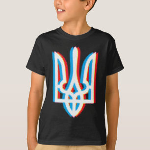 Tryzub-shirt Oekraine Oekraïense drievoudige Milit T-shirt