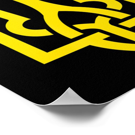 Tryzub Symbool van Oekraïne Patriot stand-by Poster (Hoek)