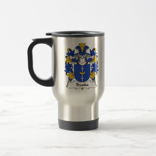 Trzaska Family Crest Reisbeker (Links)