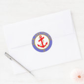 TS Arethusa Badge Ronde Sticker (Envelop)