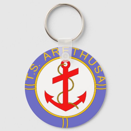 TS Arethusa badge Sleutelhanger (Voorkant)