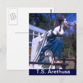 TS Arethusa, Figurehead of HMS Arethusa Briefkaart (Voorkant / Achterkant)
