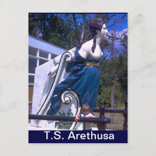TS Arethusa, Figurehead of HMS Arethusa Briefkaart