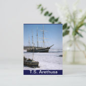 TS Arethusa, ijspit Briefkaart (Staand voorkant)