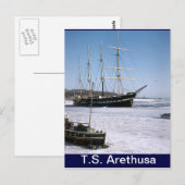 TS Arethusa, ijspit Briefkaart (Voorkant / Achterkant)