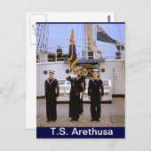 TS Arethusa, Kleurpartij Briefkaart (Voorkant / Achterkant)