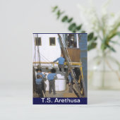 TS Arethusa, Maintenance party Briefkaart (Staand voorkant)