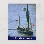 TS Arethusa, SAiling de walvisvaarder Briefkaart (Voorkant)