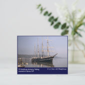 TS Arethusa voordien Peking gerookt te Upnor Briefkaart (Staand voorkant)