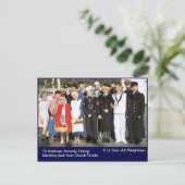 TS Arethusa, voorheen 'Peking' Christmas Feestdagenkaart (Staand voorkant)