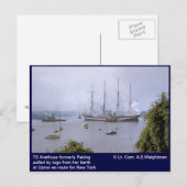 TS Arethusa voorheen Peking, Upnor Briefkaart (Voorkant / Achterkant)