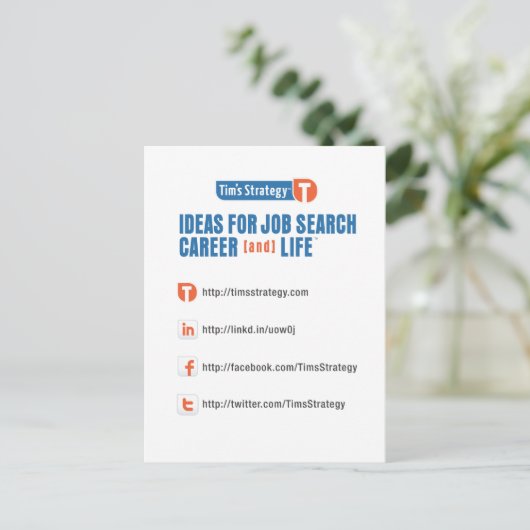 TS ・ DezeWeekCard Briefkaart (Staand voorkant)