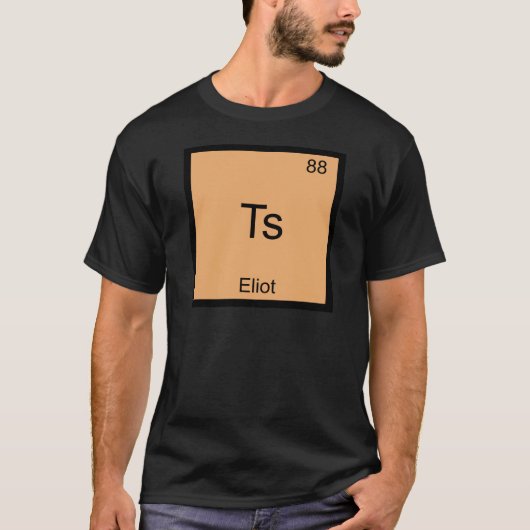 Ts - Eliot Grappig Chemie Element Symbool T-Shirt (Voorkant)