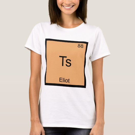 Ts - Eliot Grappig Chemie Element Symbool T-Shirt (Voorkant)