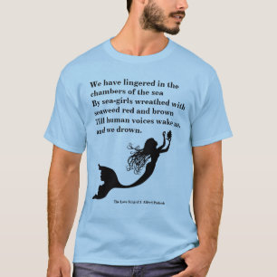 TS Eliot Poëzie Zeemeermin Prufrock T-shirt
