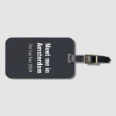 TS Eras Tour Bagagelabel Azië Europa Australië (Voorkant (horizontaal))