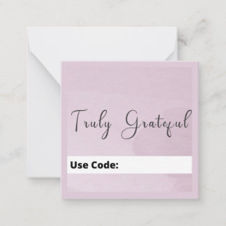 TS - Hartelijk dank Notitiekaartje