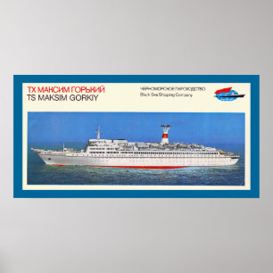TS Maksim Gorkiy Poster