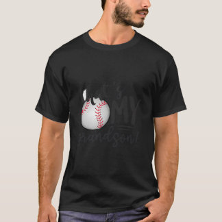T'S Mijn kleinzoon daar honkbal T-shirt