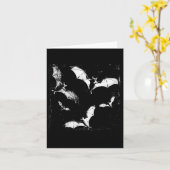 Ts Vampire Horror Spooky Art Halloween Gothic Alt  Kaart (Gele Bloem)