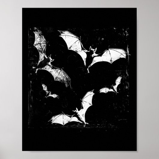 Ts Vampire Horror Spooky Art Halloween Gothic Alt Poster (Voorkant)