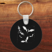 Ts Vampire Horror Spooky Art Halloween Gothic Alt Sleutelhanger (Voorkant)