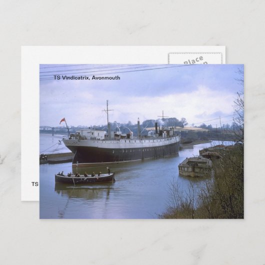 TS Vindicatrix, Avonmouth Briefkaart (Voorkant / Achterkant)