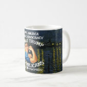 TSA DOJ FV COFFEE MOK VD STD TRUMP TRUMPS REPUBLIE (Voorkant rechts)