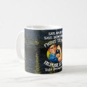 TSA DOJ FV COFFEE MOK VD STD TRUMP TRUMPS REPUBLIE (Voorkant links)