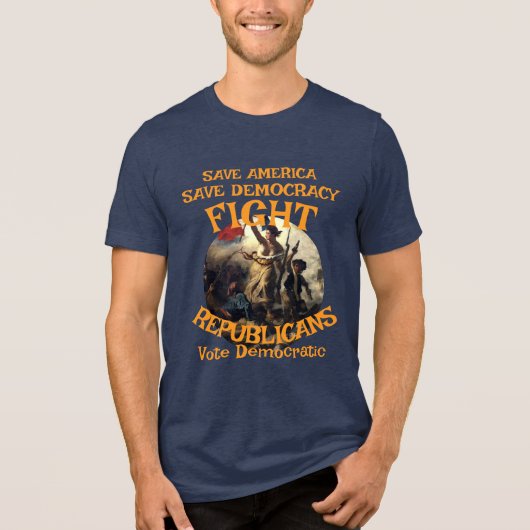 TSA DOJ T-shirts VD SOA TRUMP TRUMPS REPUBLIKEINS (Voorkant)