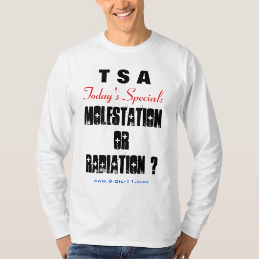 "TSA - Het speciale "T-Shirt van vandaag" T-shirt (Voorkant)